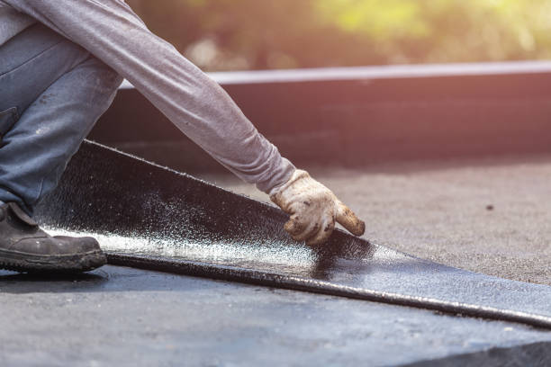 Professional Basement Waterproofing technician working in Highland, NY